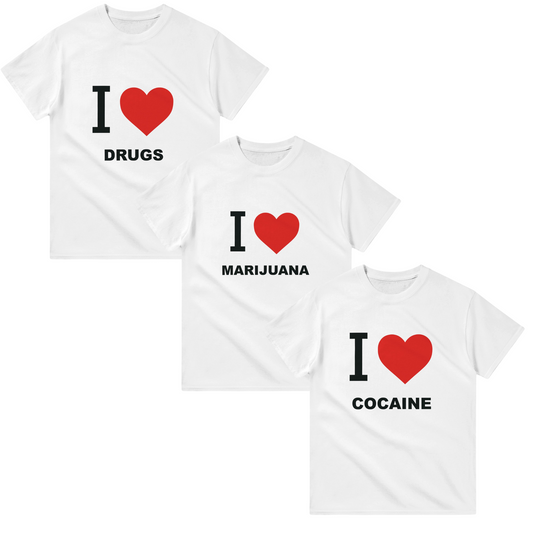 I Love Drugs Bundle White